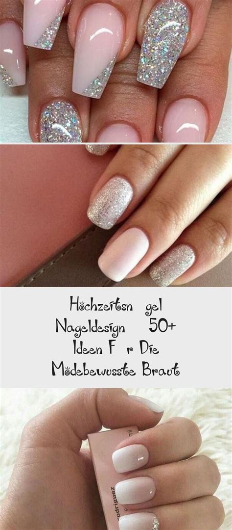 Hochzeitsnägel Nageldesign 50 Ideen für modebewusste Braut