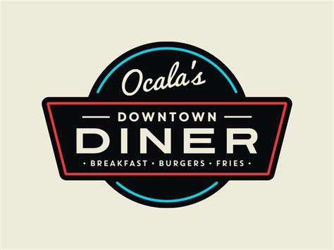 Downtown Diner Logo In 2020 With Images Diner Logo Diner Diner Decor