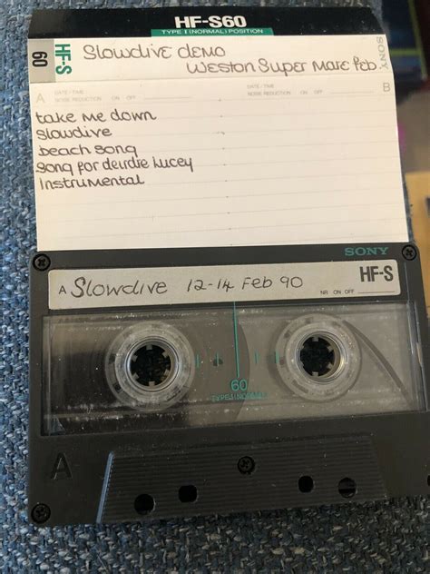 Slowdive Demo Tape From 1990 Found Pictures From E Bay Rslowdive