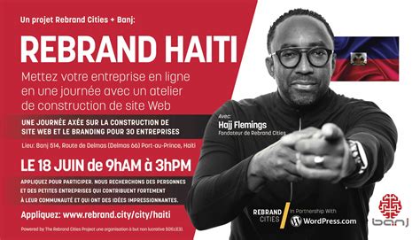 Rebrand Haiti Launches in Partnership w/Rebrand Cities 