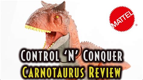 Mattel Jurassic World Primal Attack Control N Conquer Carnotaurus