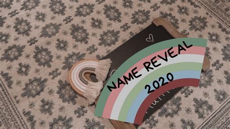 Name Reveal 2020 Rainbow Baby Name Reveal Autumn Auman Youtube