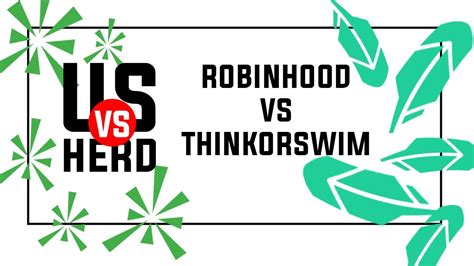 For newbie traders, there is also a. Robinhood App vs Thinkorswim Review: Pros and Cons - YouTube