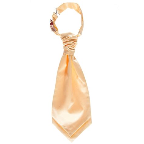 Mens Pale Yellow Ruche Tie This Pale Yellow Ruche Tie Is Both