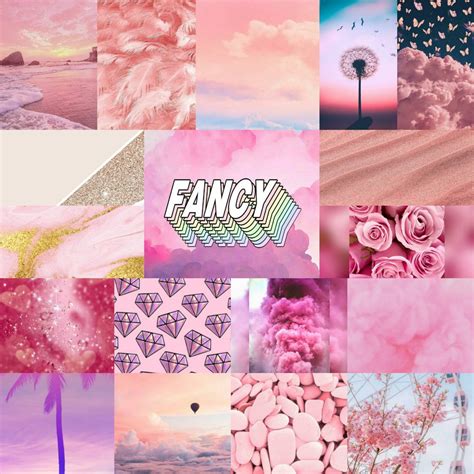 Collage Pink Wallpapers Wallpaper Cave