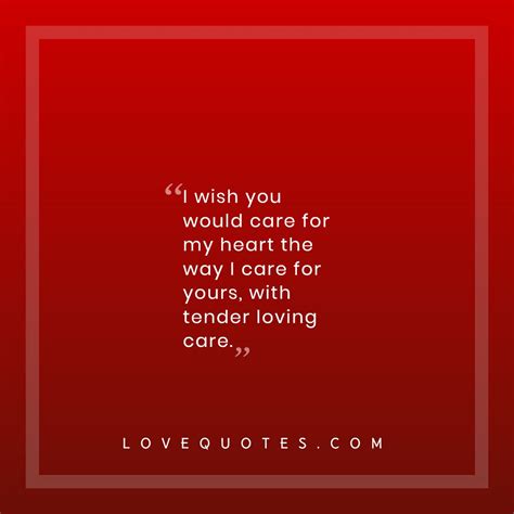 Tender Loving Care Love Quotes