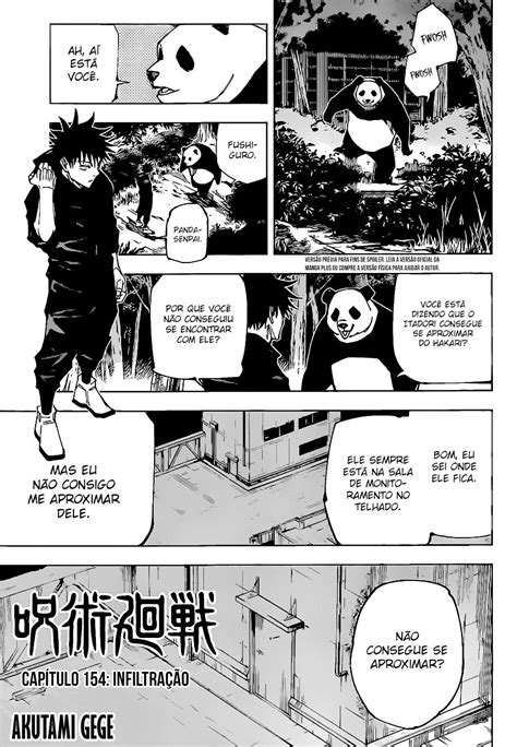 Jujutsu Kaisen Capítulo 154 Manga Online