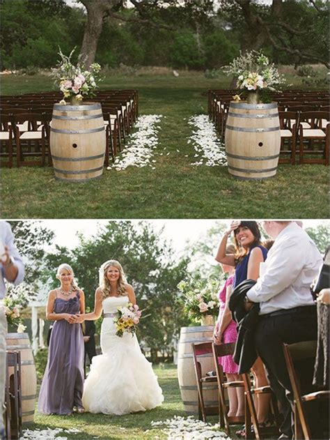 With careful planning and coordination, however, a barn can go from rustically simple to romantically gorgeous. Country Wedding Ideas: 20 Ways to Use Wine Barrels ...