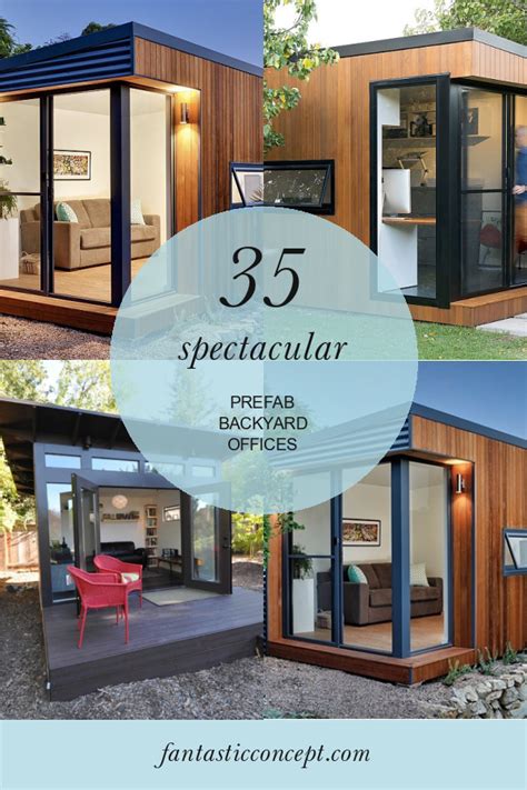 Find contemporary prefab office made with the finest materials. 35 Spectacular Prefab Backyard Offices - Home, Family ...