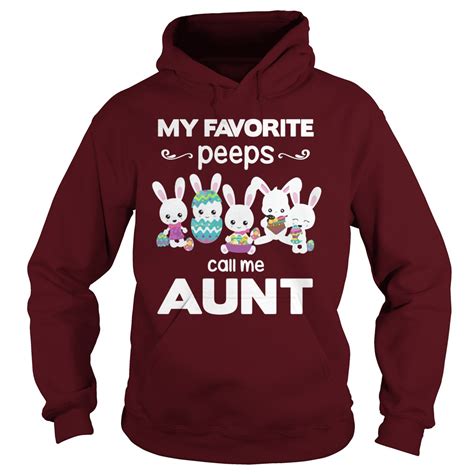 My Favorite Peeps Call Me Aunt Shirt Lady V Neck Unisex Tank Top Myteashirts