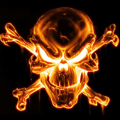 Skulls On Fire Wallpapers (66+ background pictures)