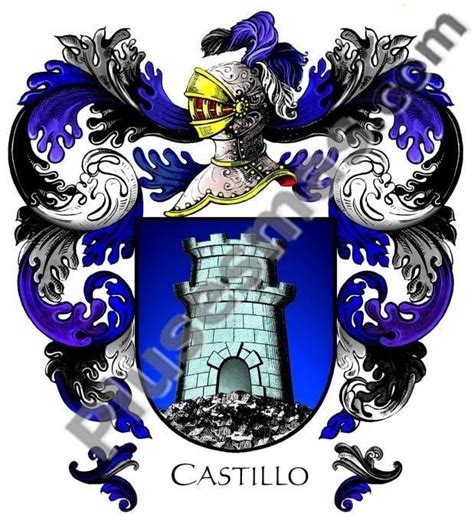 Escudo Del Apellido Castillo Escudo De Armas Apellidos Escudo