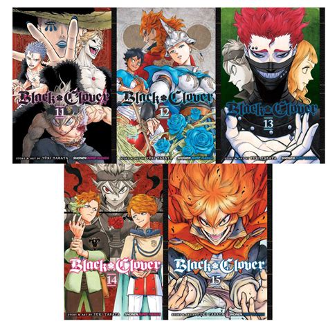 Black Clover English Manga Series By Yuki Tabata Set Of Book Volumes 11