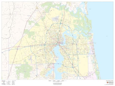 Duval County Florida Map