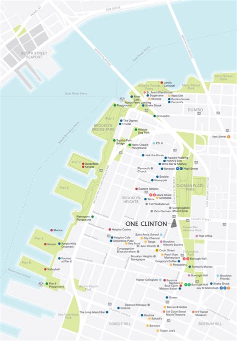 Map Of Brooklyn Heights
