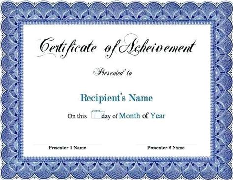Certificate Of Appreciation Template Simple Recognition Free Downlo