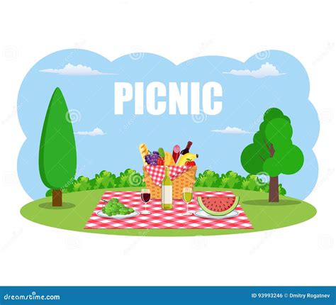 Outdoor Picnic Table Bench Set For Camping Stock Photography
