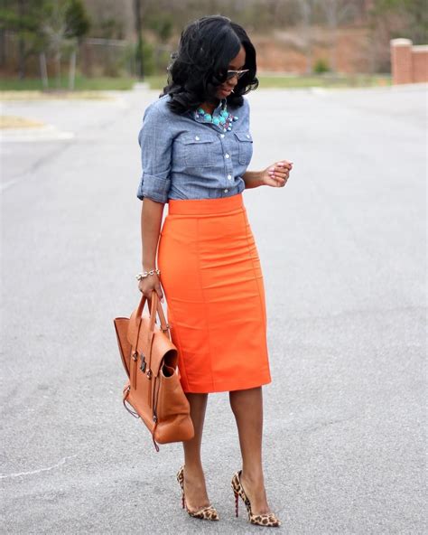 Pin By Pryorityplanning On Everything Fashion Orange Skirt Outfit Orange Shirt Outfit Fall