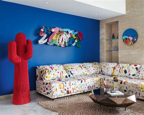Home Tour A Colourful House Inspired By Pop Art And The Memphis Design