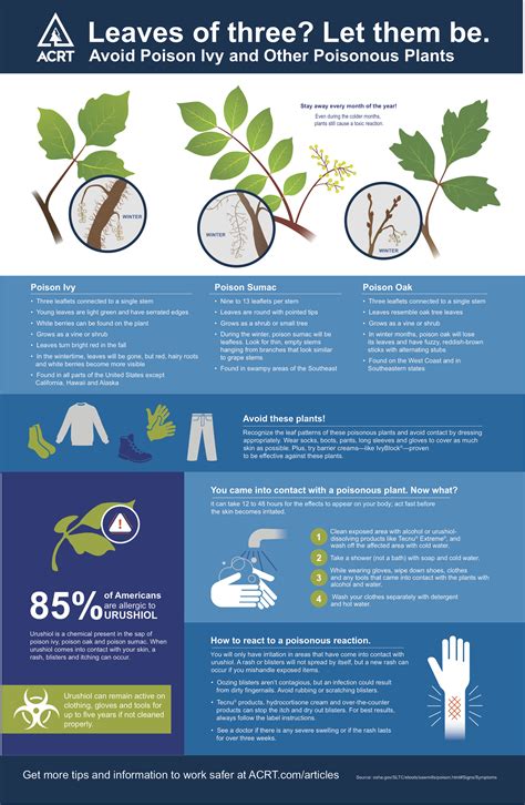 Poisonous Plants Infographic Acrt Independent Vegetation Management