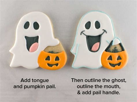 How To Make Trick Or Treating Ghost Cookies Ghost Cookies Halloween