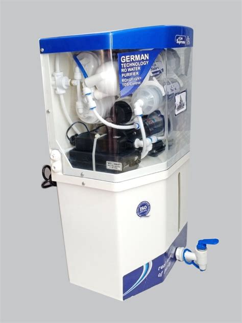 Abs Plastic Supreme Ro Uv Uf Tds Control Water Purifier 9 L