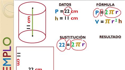 Formula De Calcular Volumen De Un Cilindro Printable Templates Free