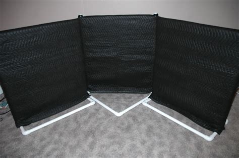 This won't eliminate all ambient noise like a true sealed sound proof room, but when you can control or eliminate sound deflections that can reach your microphone, it takes your audio to another level. PVC Sound Booth Panels: Use PVC as a frame to build a sound booth for recording music or voice ...