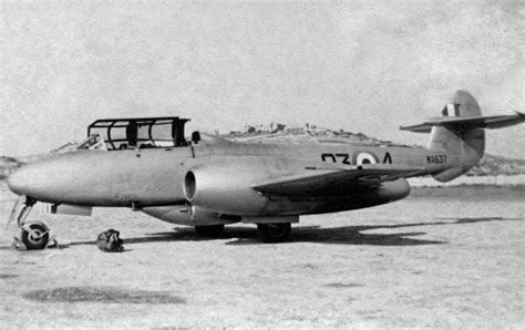 Photo Meteor T7 Of No 613 Squadron Raf At Ta Qali Malta Jul 1952
