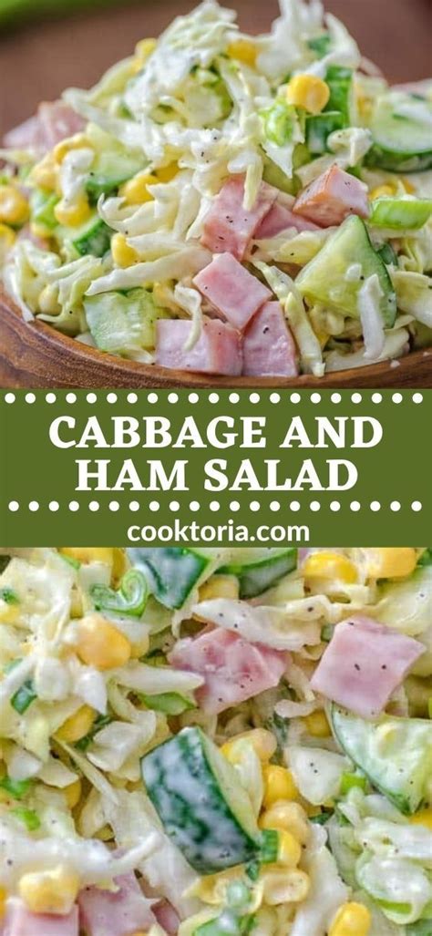 Cabbage Salad Recipes Best Salad Recipes Ham Recipes Side Dish