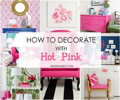 30 Hot Pink Decor Accessories