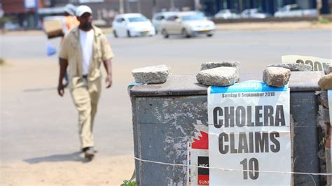 Zimbabwe Declares Cholera Emergency In Harare After Death Toll Rises To