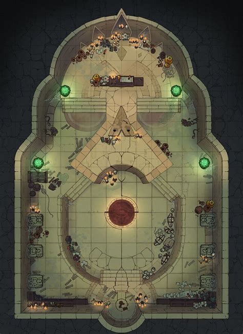 The Ancient Desert Ritual Room 2 Minute Tabletop Dnd World Map
