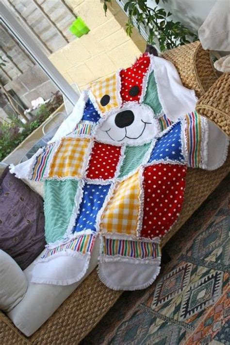 Gorgeous Puppy Dog Rag Quilt Pattern Rag Quilt Patterns Dog Quilts