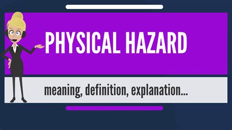 Here's a hypothetical example of how, ideally, integrated reporting might present information about risk. What is PHYSICAL HAZARD? What does PHYSICAL HAZARD mean ...