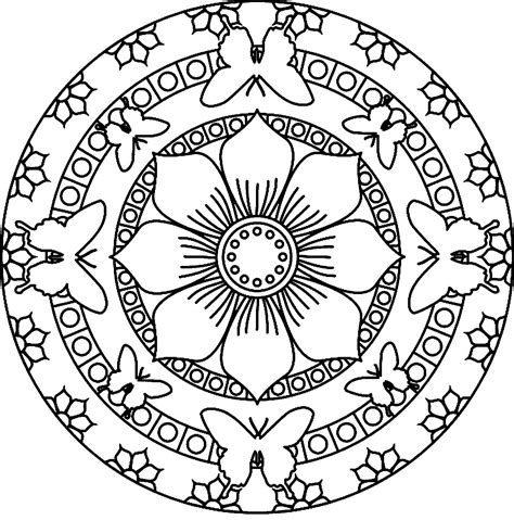 Mandala Animals Coloring Pages - Coloring Home