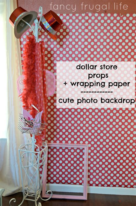 Using wrapping paper and lights! 6 Fancy Frugal Party Planning Tips & the Olivia the Pig ...