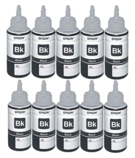 Epson Ink 664 Black Ink Pack Of 10 Buy Epson Ink 664 Black Ink Pack