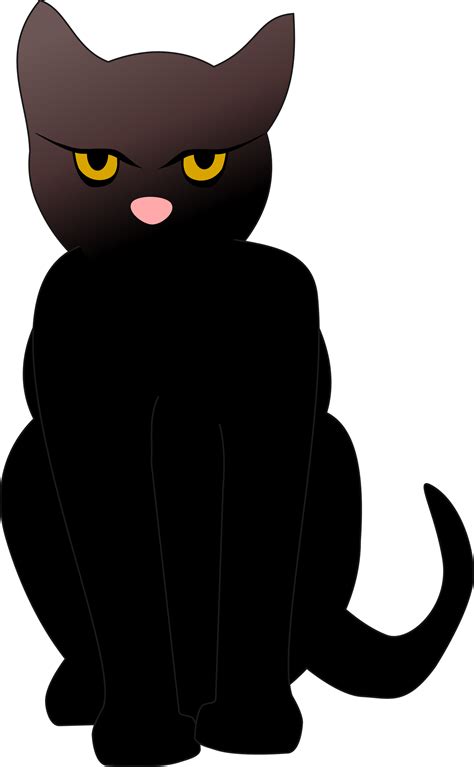 Clipart Dark Cat