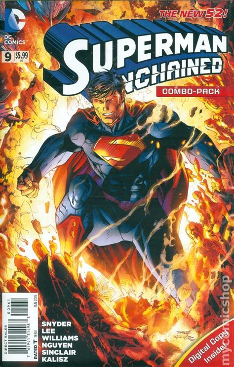 Superman Unchained 9 Jim Lee Combo Pack Superman Comic