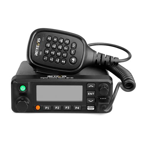 Retevis Rt90 Full Power Dmr Dual Band Mobile Digital Ham Radio Built In