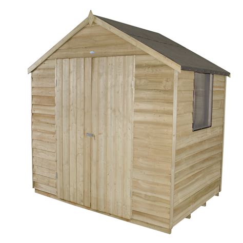 Forest Garden 7 X 5 Wooden Storage Shed And Reviews Uk
