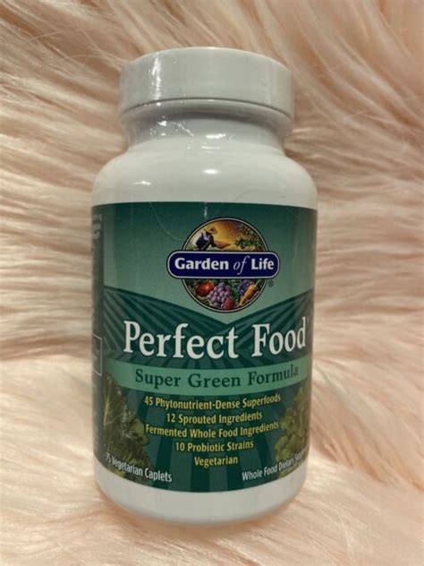 Garden Of Life Perfect Food Super Green Formula Caplets 75 Caplets Garden Of Life