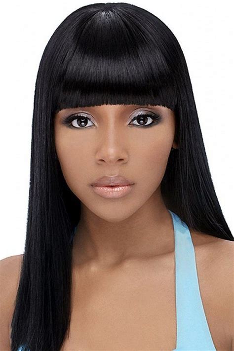 Cute Long Straight Hairstyles For Thin Hair With Bang For