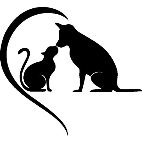 Voir plus d'idées sur le thème chats et chatons, bébé chat, animaux. Stickers muraux Animaux - Sticker Chien et chat | Ambiance ...