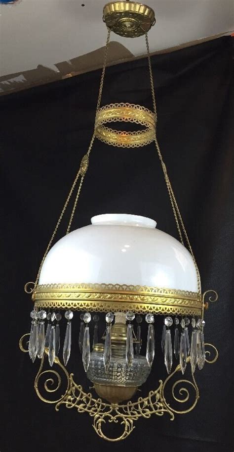 Maybe you would like to learn more about one of these? Stunning Antique Victorian Pull Down Hanging Oil Kerosene ...