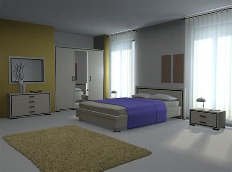 Blender Realistic Interior Scene Bedroom Rui Teixeira Free