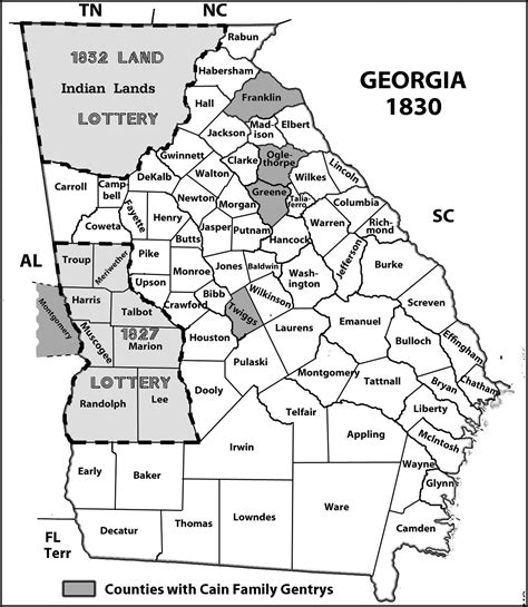 Atlanta Georgia Map Of Counties