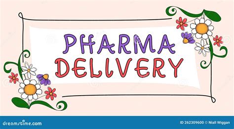 Text Sign Showing Pharma Delivery. Concept Meaning Getting Your