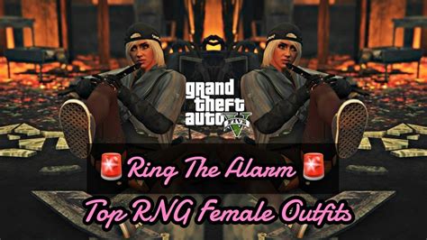 My Top Female Rng Outfits Ring The Alarm Gta V Online Youtube